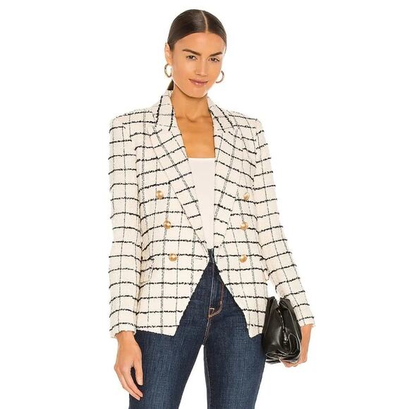 L’Agence Jackets & Blazers - ❤️L'Agence Wool Plaid Print Blazer❤️
